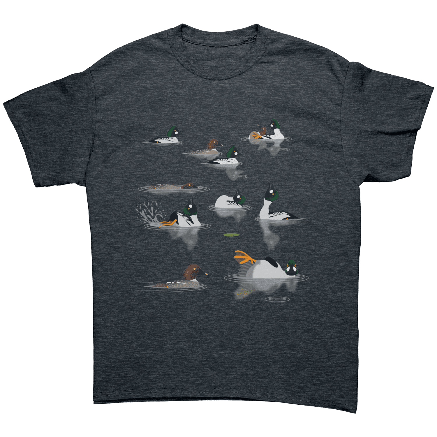 T-Shirt/Goldeneye Ducks Courtship